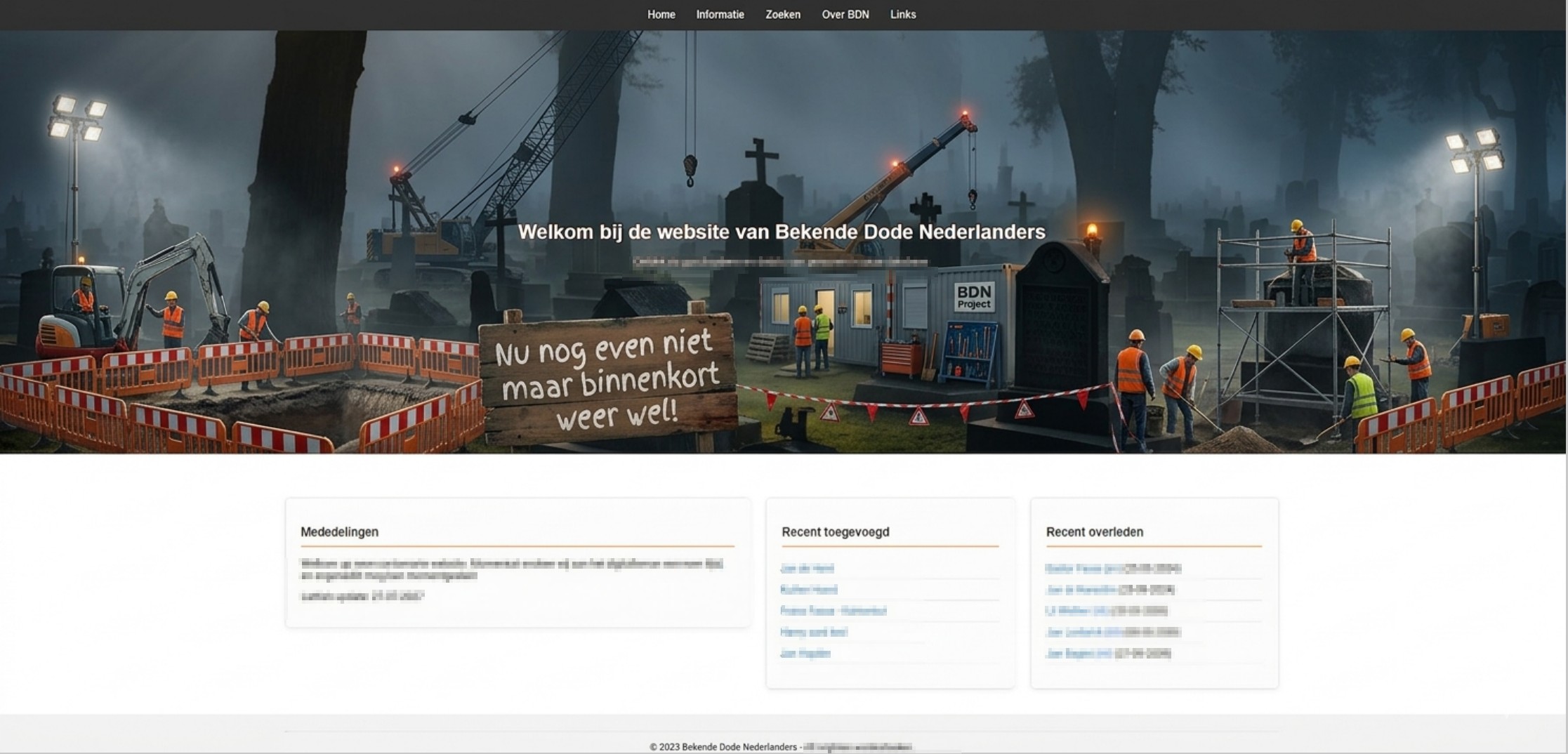 BDN Onder Constructie